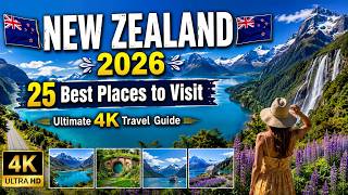 🇳🇿 New Zealand 2026 🇳🇿 25 Best Places To Visit 🏔️🌿 Ultimate 4K Travel Guide