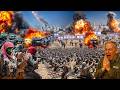 Irani Fighter Jets &amp; Helicopters Attack on Israeli Army Weapons Supply Convoy-GTA5
