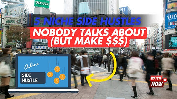 5 Niche Side Hustles Nobody Talks About (But Make $$$)