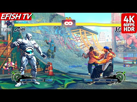 Seth vs Yun (Hardest AI) - Ultra Street Fighter IV (PS5 4K 60FPS)