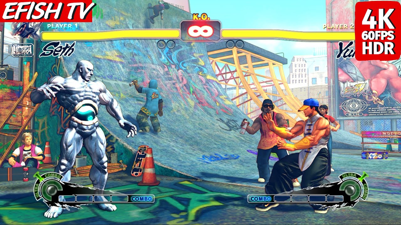 Seth vs Yun (Hardest AI) - Ultra Street Fighter IV (PS5 4K 60FPS)