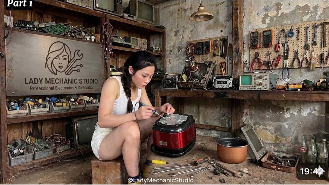 Don't Throw It Away! Beautiful Girl Turns Old Rice Cooker Into Useful Item ✅👍