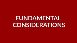 Procurement Management Plan – Fundamental Considerations