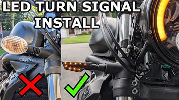 Best LED Turn Signals for Motorcycle Vulcan 650 Bike Master Tanto Front LED Turn Signals Install