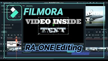 EASIEST Way To Place VIDEO Inside TEXT in Filmora x Tutorial 2021