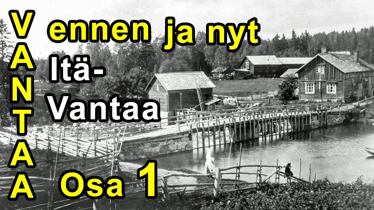 Itä-Vantaa, osa 1 - Vanhoja kuvia, Ennen vs. Nyt. / Old pictures Before vs. Now. (010).