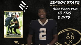 Saints Jameis Winston on which teammates' trading cards he'd collect | Panini Player Spotlight 2021 screenshot 5