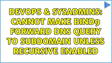 DevOps & SysAdmins: Cannot make bind9 forward DNS query to subdomain unless recursive enabled