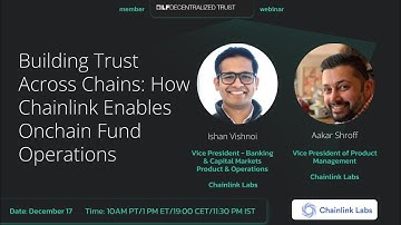 Webinar with Chainlink: Building Trust Across Chains - How Chainlink Enables Onchain Fund Operations