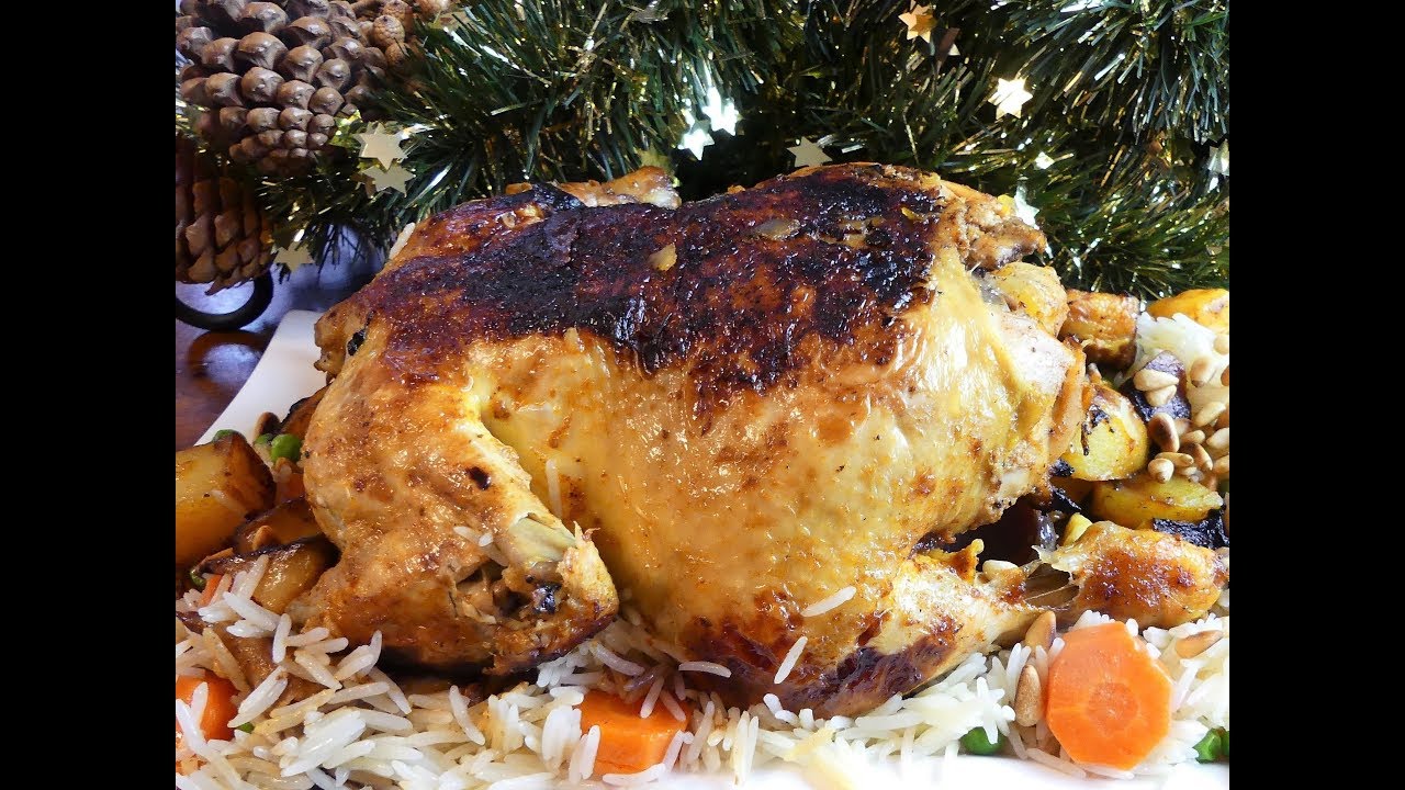 Gefülltes Brathähnchen zu Weihnachten  sehr einfach und lecker/last Minute