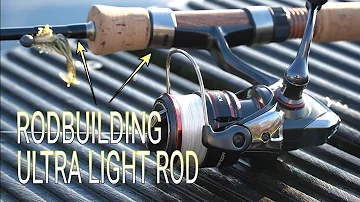 #185 - Ultra light FISHING & RODBUILDING / BUILT a ULTRA LIGHT ROD! Robert Grootenboer.