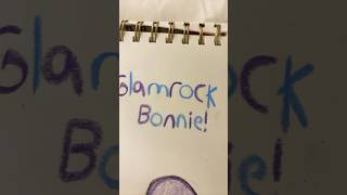 Glamrock Bonnie drawing in my style! (Overall vote) #fnaf #drawing #shorts