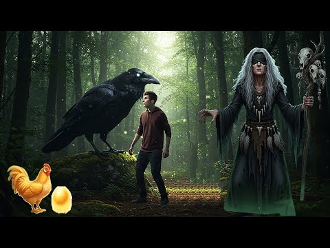 قصة الغراب والإخوة الثلاثة والساحرة الشريرة التي حولت سكان الغابة الى صقور واحة الحكايات والقصص