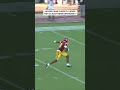 He ALMOST cleared the defender 🤯 #usc #hurdle #cfb #football #collegefootball