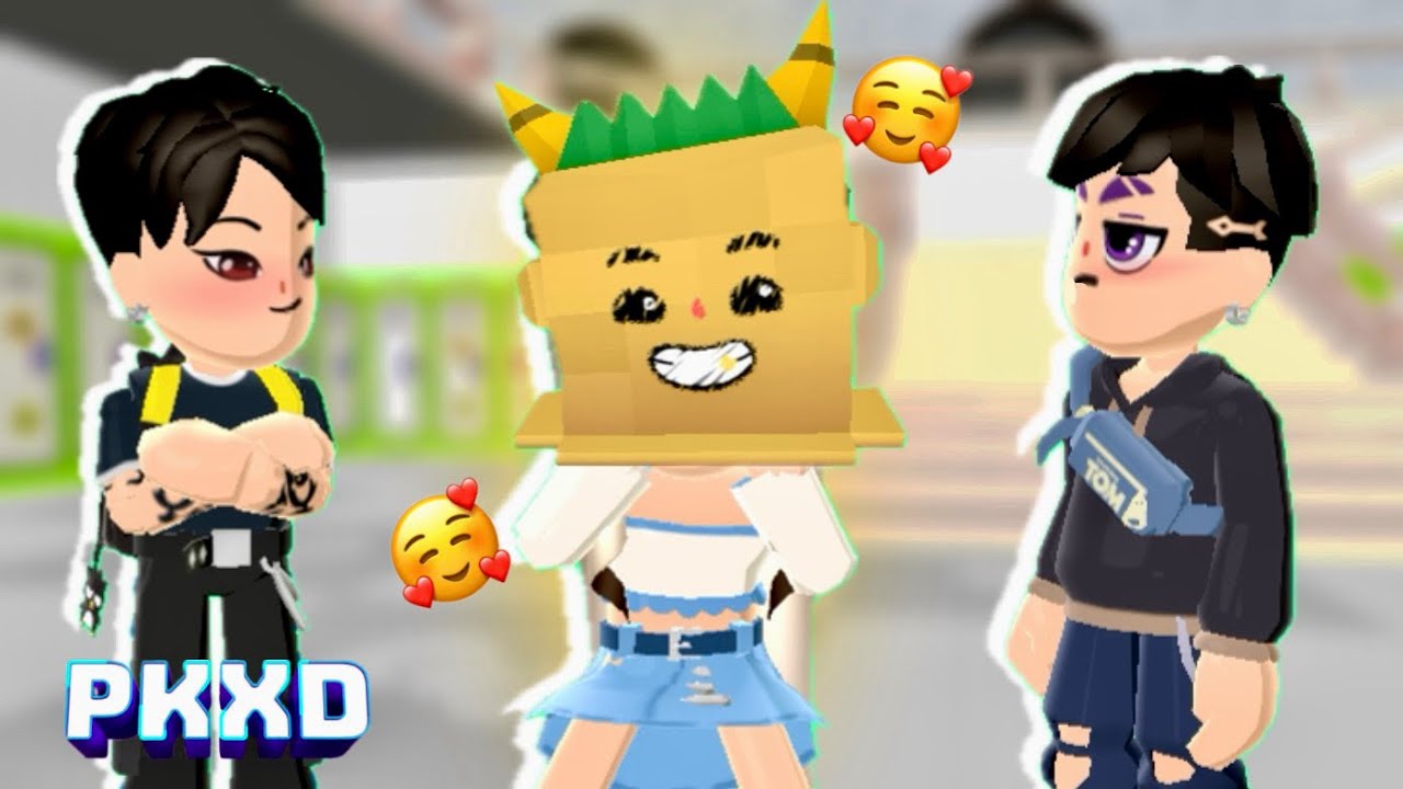 📦 Девушка не показывает свое лицо в школе 😱🥺: почему два парня дерутся за нее?? 🤯😳 ЧАСТЬ 2 - PK X...