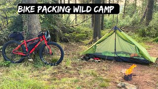 SOLO BIKE CAMPING in a British Forest WILDCAMP • Bike Packing Gear I’m using 🚴 ISLE OF MAN