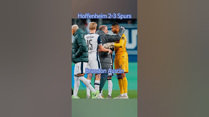 Hoffenheim 2-3 Spurs Brandon Austin | TSG Hoffenheim v Tottenham Hotspur UEFA Europa League | COYS
