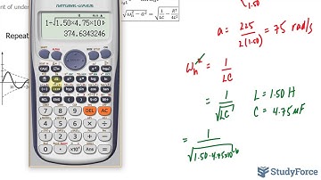 📚 How to calculate instantaneous current in underdamped RLC circuits