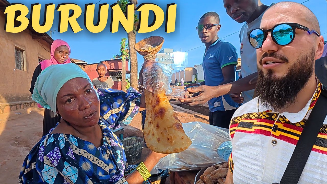 Local Village Life In Burundi and Street Food - Not What You Would Expect 🇧🇮 (friendly people)