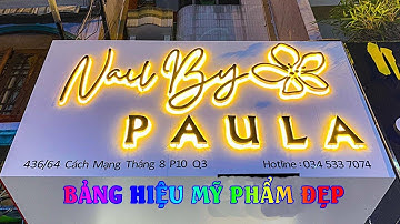 30 Mẫu bảng hiệu shop mỹ phẩm đẹp ấn tượng nhất 2022