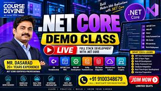.NET Core Demo | Full Stack .NET Development | Mr. Dasarad | 20+ Years