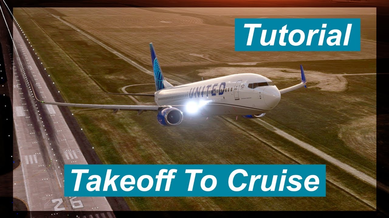 Takeoff To Cruise | Full Step-By-Step Tutorial | PMDG 737 - YouTube