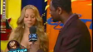 Mariah Carey & Brian Mcknight. Interview after Grammy. 2006