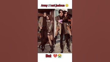 Army : I am not Jealous...💔 #bts #viral #trending #kimtaehyung #taehyung #new