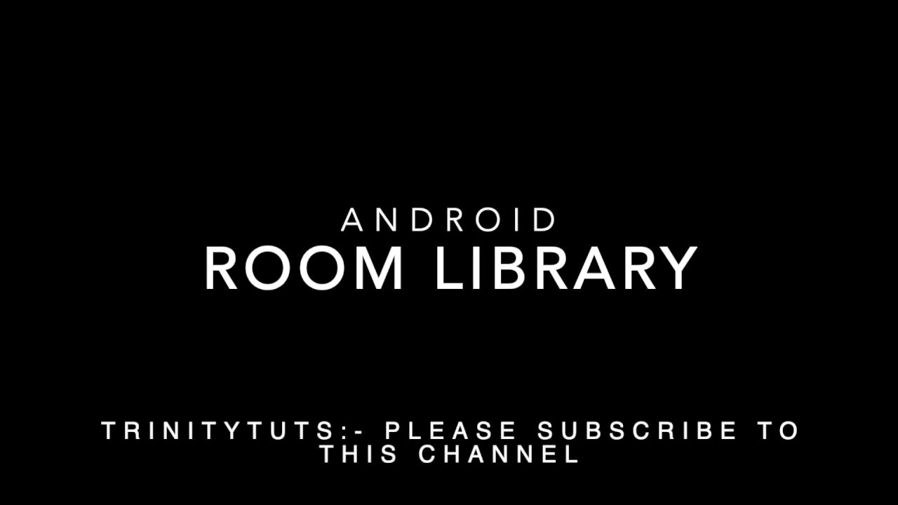 Android Room Library Implementation in Application