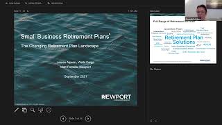 Small Business Retirement Plans The Changing Retirement Plan Landscape Presented by Wells Fargo