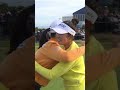 The winning moment for Miyu Yamashita