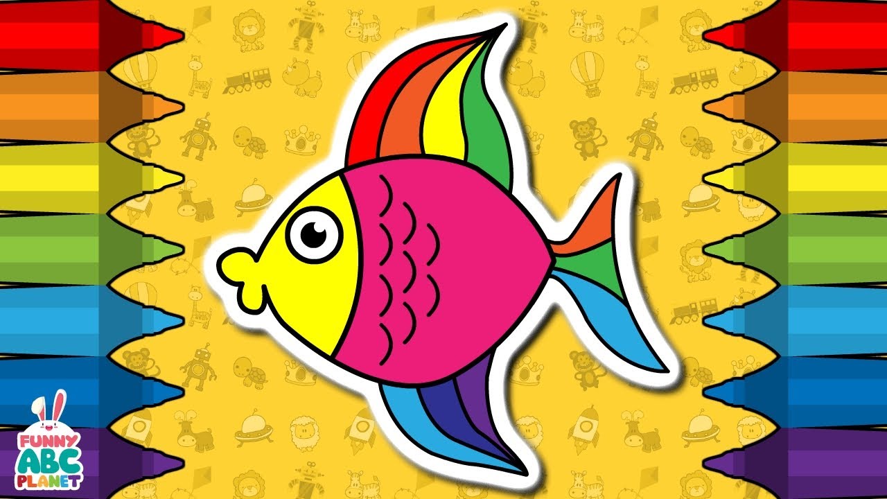 How To Draw A Rainbow Fish Step By Step - Nataliehe