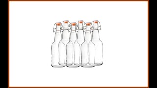 Clear Swing Top Grolsch Glass Bottles 16 oz Set of Six by Bellemain Review