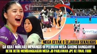 Nurlaili Histeris Nangis.!! Detik Detik Mega jd Pahlawan JPE Lolos Final Four Borong 8 Sejarah Besar
