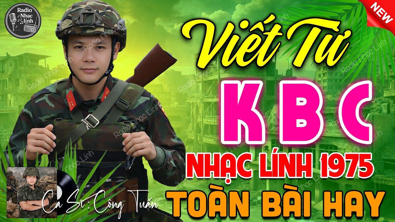 VIẾT TỪ KBC - BOLERO CÔNG TUẤN ➤ LK Nhạc Lính Xưa Bất Hủ 1975 CỰC ÊM TAI DỄ NGỦ
