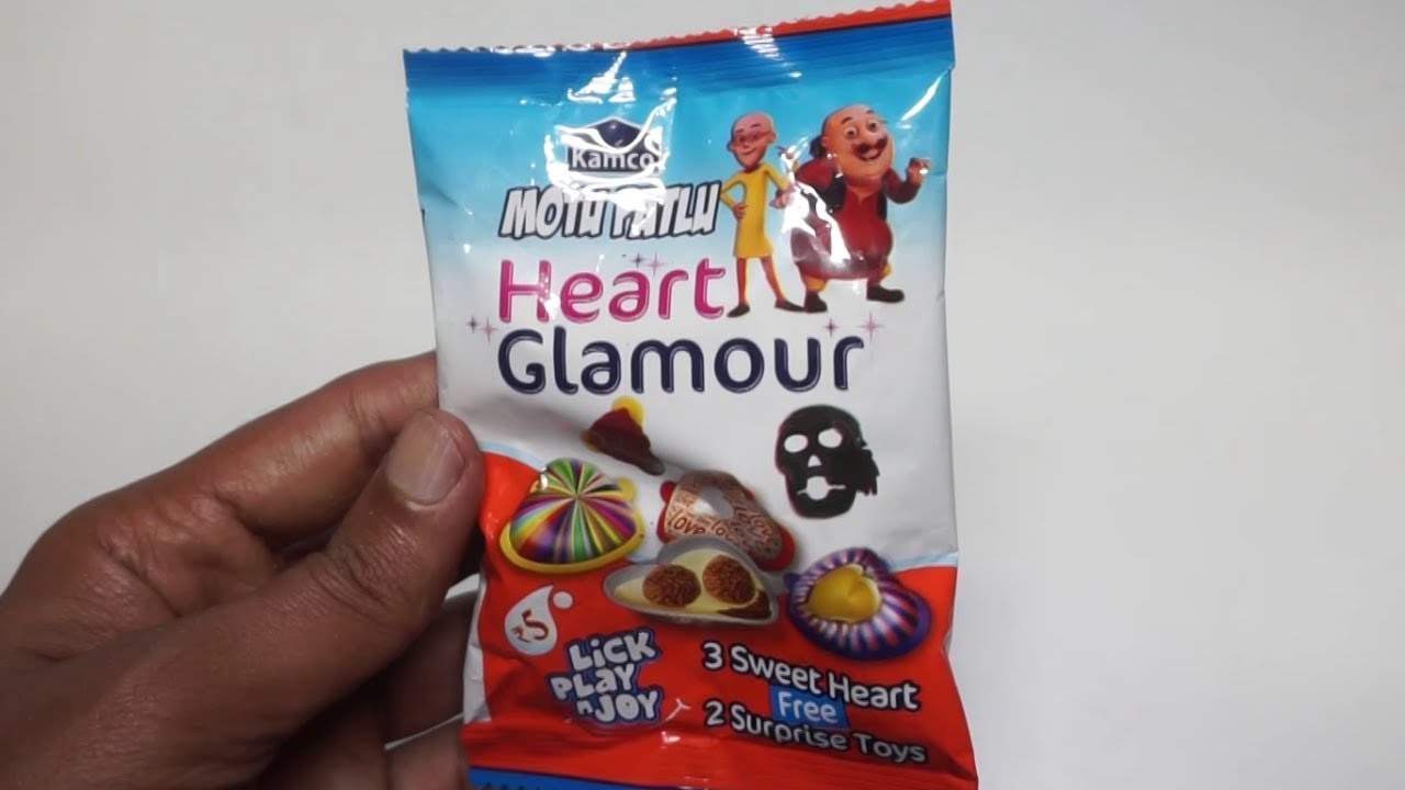 MOTU PATLU Heart Glamour Sweet Toy Free Gift Inside