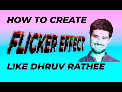 Edit like Dhruv Rathee | How To Create Text Flicker Effect With CAPCUT