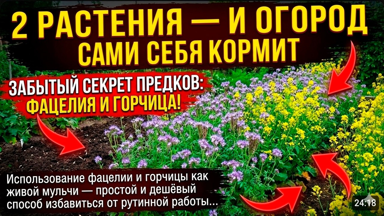 Два растения, которые я посеял — и перестал работать на огороде