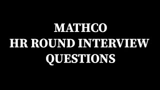 Placement series 3 || THE MATHCO COMPANY HR ROUND ||#hr#job#interview#mathco#vlogs#youtube#dsu#viral