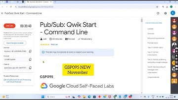 Pub/Sub: Qwik Start - Command Line #GSP095 lab solution || #googlecloud #gcp #arcade