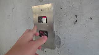 Long Bar! Schindler MT Hydraulic Glass Elevator - Floyd Street Garage - Louisville, KY