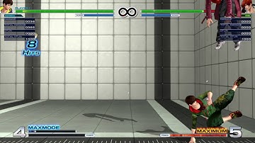 KoF14 - Kensou Combos - Corner - 1 Bar - 2nd position - Intermediate - 489 Damage