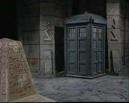 Dr Who Five Doctor TARDIS landing New Effect