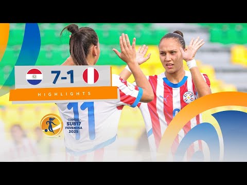 PARAGUAY vs. PERÚ [7-1] | RESUMEN | CONMEBOL SUB17 FEMENINA 2025