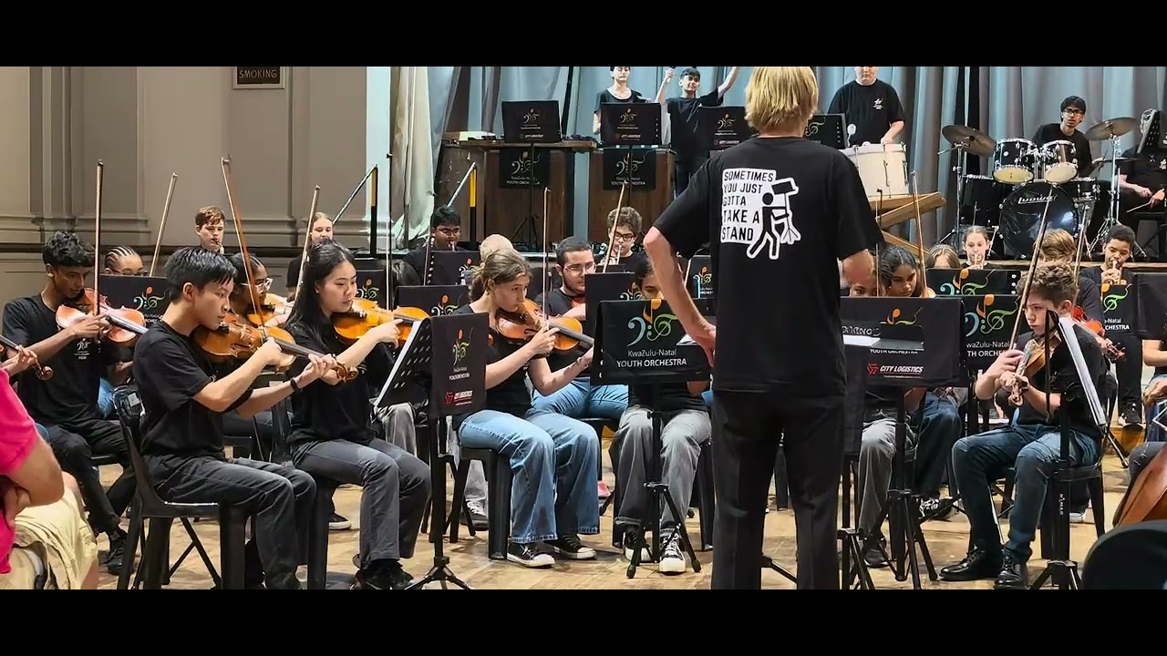 KZN Youth Orchestra plays Lion Sleeps Tonight for the 1st Concert in 2026 @ DJC 