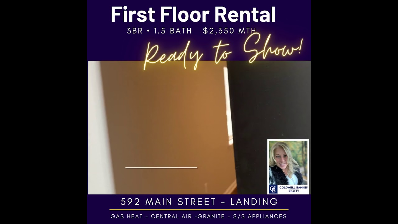First floor rental - Roxbury Twp
