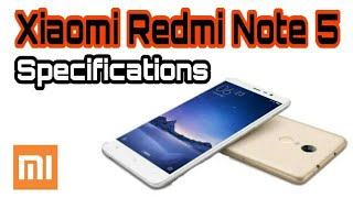 Xiaomi Redmi Note 5 Updated Specifications