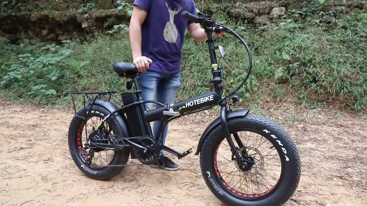 fat tire electric bike 20 inch
