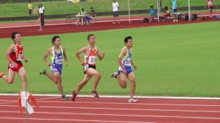 20160716第３回国体強化記録会　男子800ｍ1組