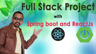 Spring Boot with ReactJs Example for Absolute beginners Step by Step | Full Stack Project Wealth
